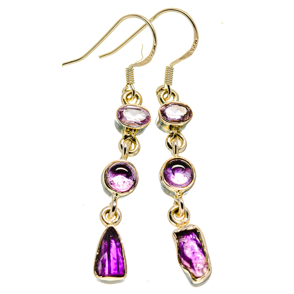 Amethyst Earrings handcrafted by Anasilvercos - EARR414980