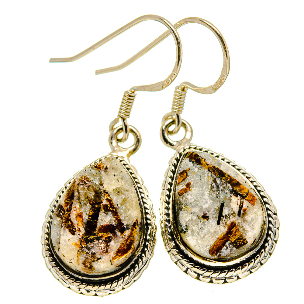 Astrophyllite Earrings handcrafted by Anasilvercos - EARR414983