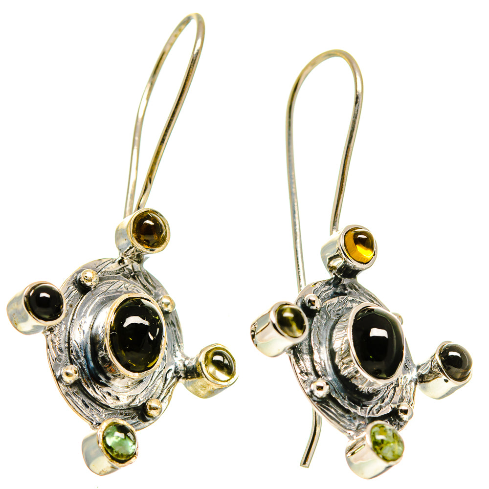Black Onyx Earrings handcrafted by Anasilvercos - EARR414987
