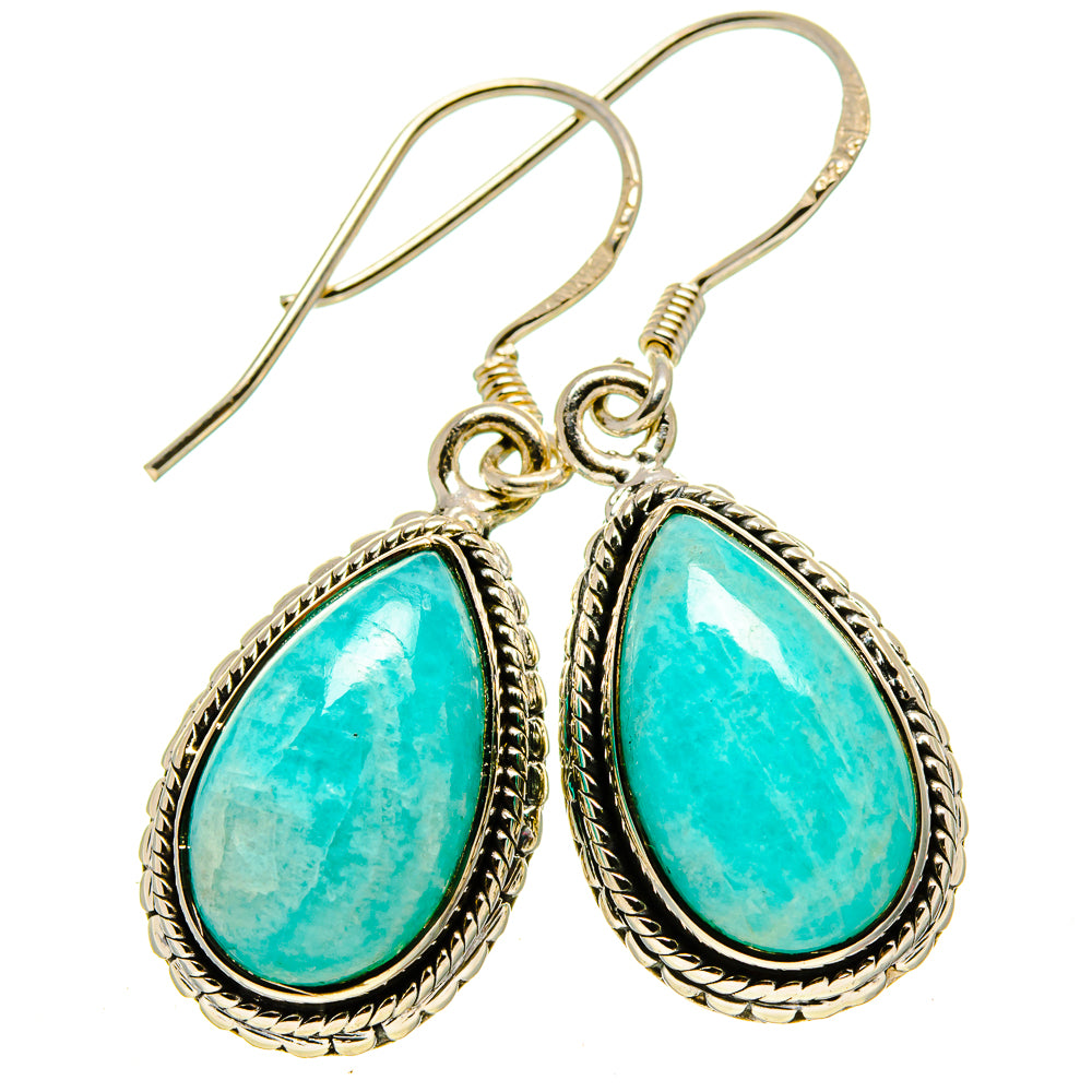 Amazonite Earrings handcrafted by Anasilvercos - EARR414997