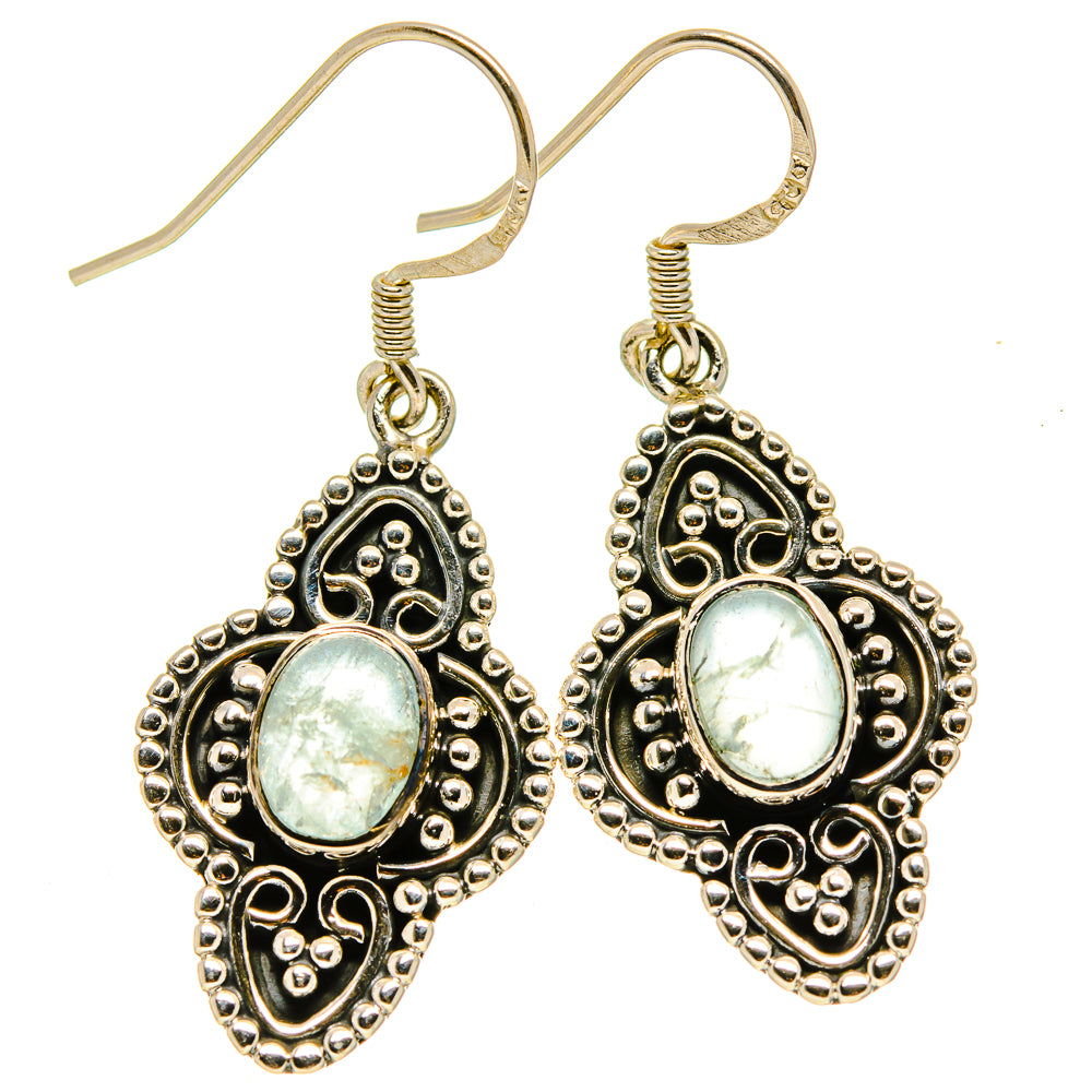 Aquamarine Earrings handcrafted by Anasilvercos - EARR415054