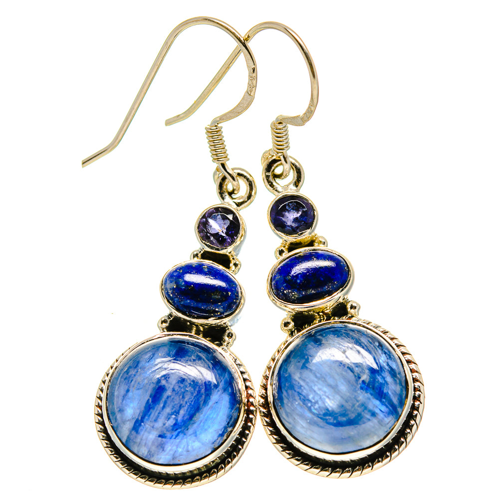 Kyanite Earrings handcrafted by Anasilvercos - EARR415070