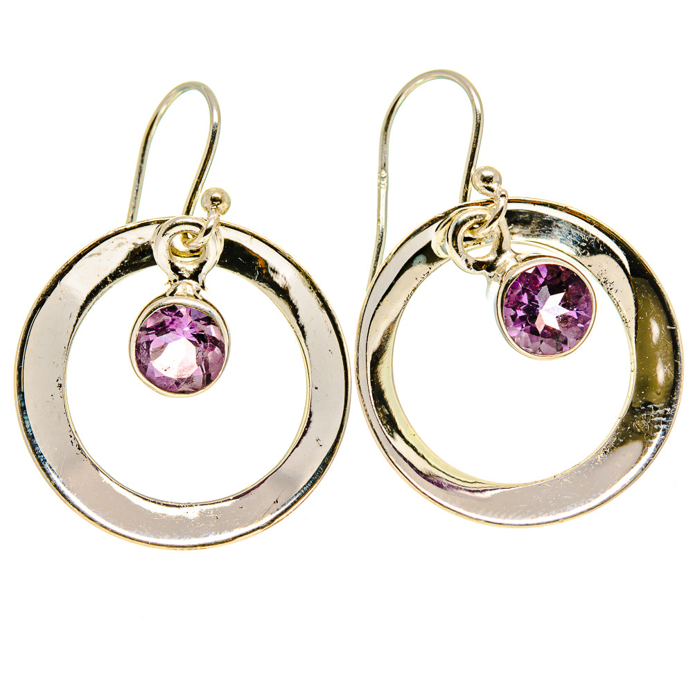 Amethyst Earrings handcrafted by Anasilvercos - EARR415074