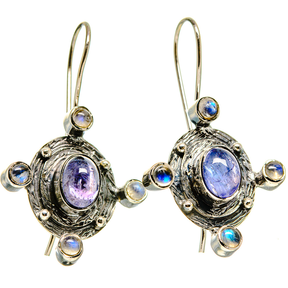 Tanzanite Earrings handcrafted by Anasilvercos - EARR415087