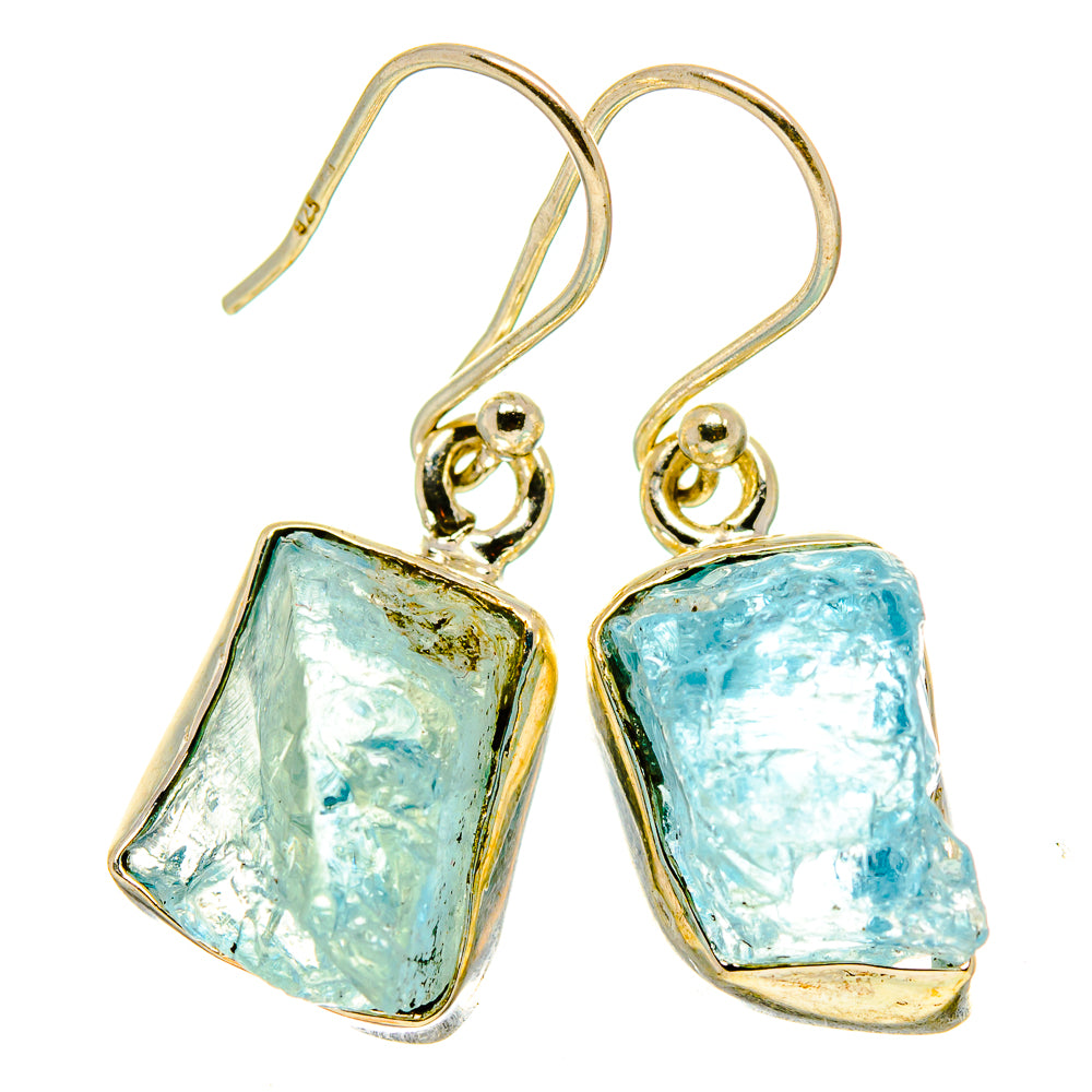 Aquamarine Earrings handcrafted by Anasilvercos - EARR415104