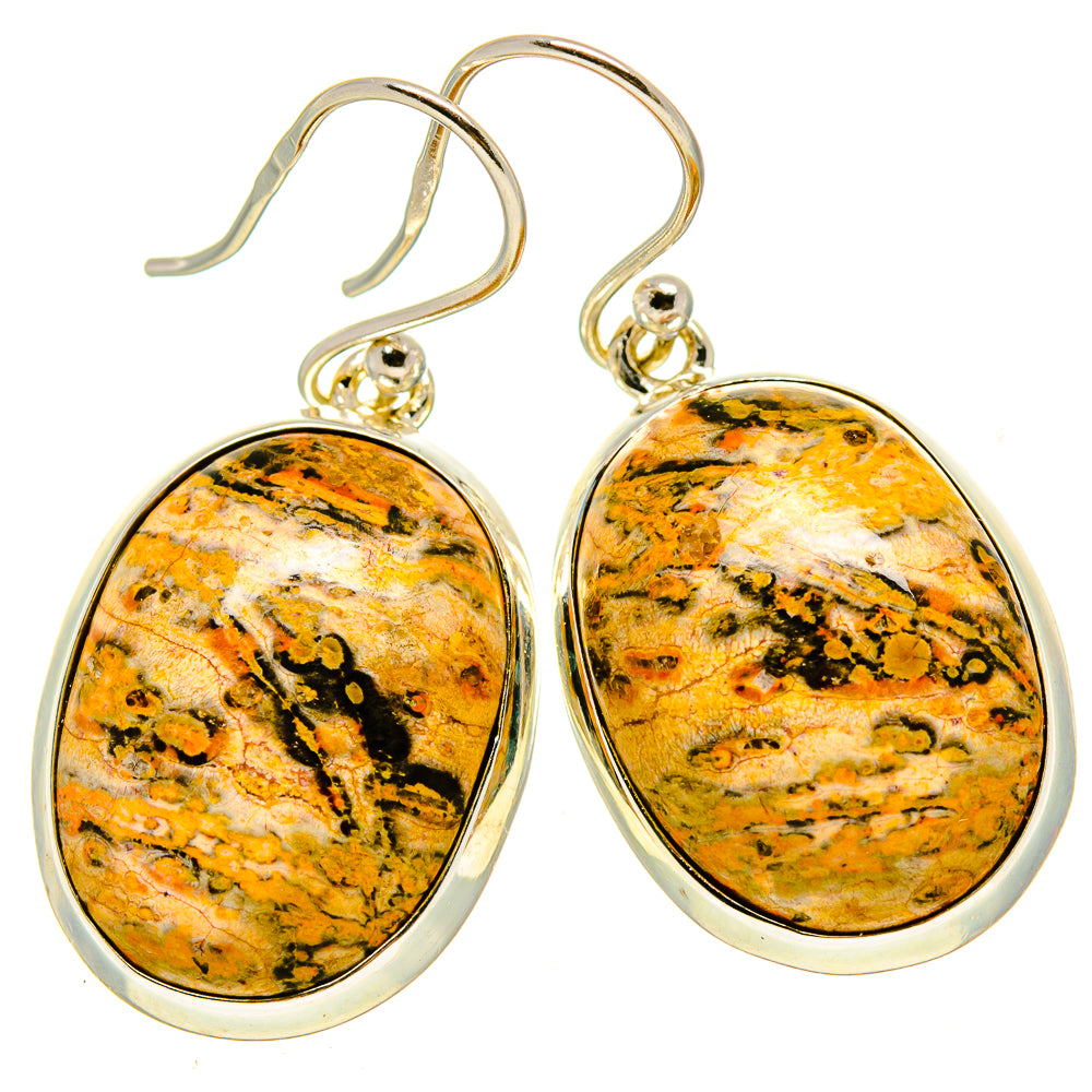 Picture Jasper Earrings handcrafted by Anasilvercos - EARR415107
