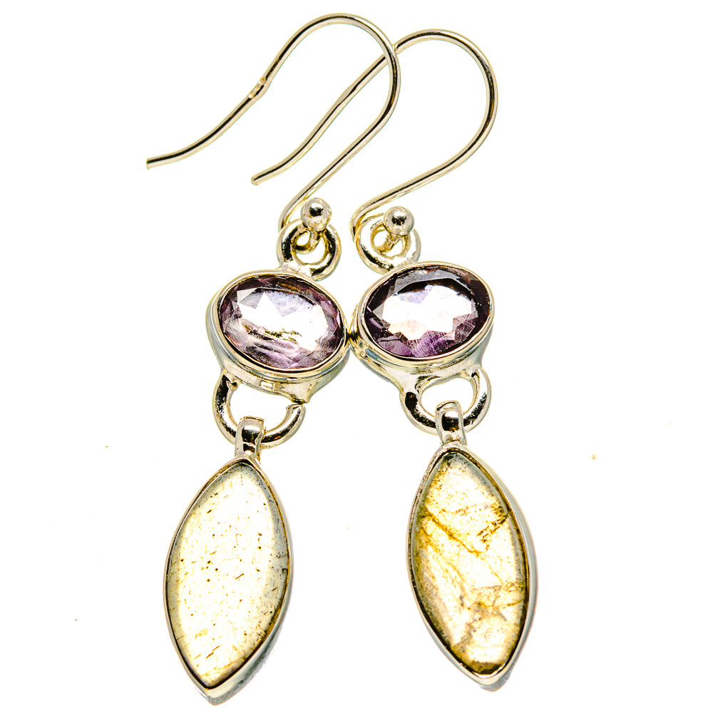 Labradorite Earrings handcrafted by Anasilvercos - EARR415122