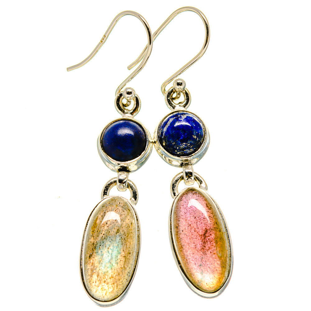 Labradorite Earrings handcrafted by Anasilvercos - EARR415129