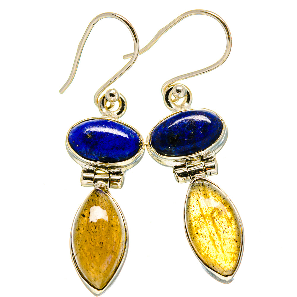 Labradorite Earrings handcrafted by Anasilvercos - EARR415131
