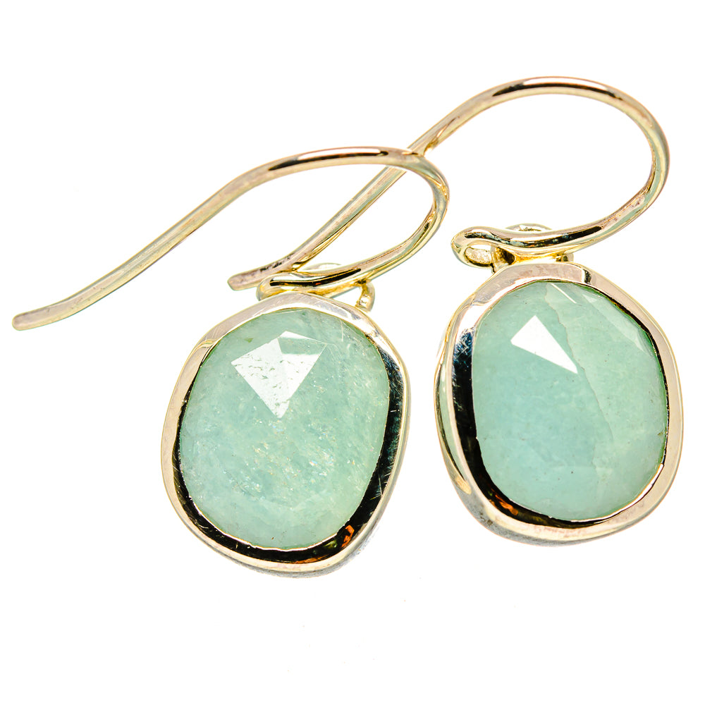 Aquamarine Earrings handcrafted by Anasilvercos - EARR415139