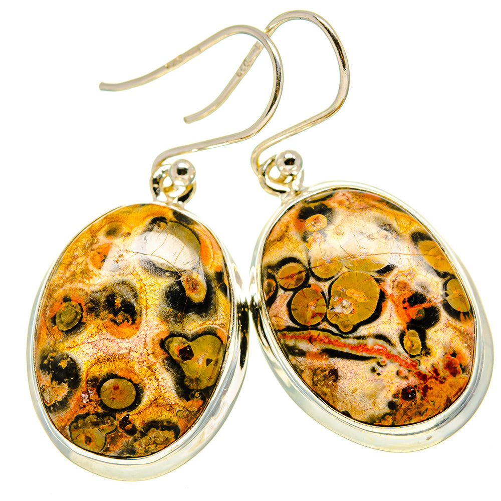 Poppy Jasper Earrings handcrafted by Anasilvercos - EARR415142