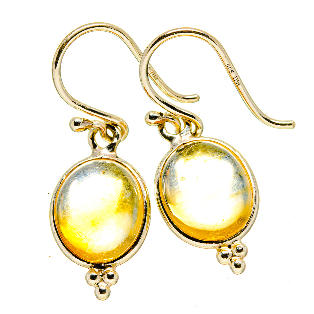 Citrine Earrings handcrafted by Anasilvercos - EARR415151
