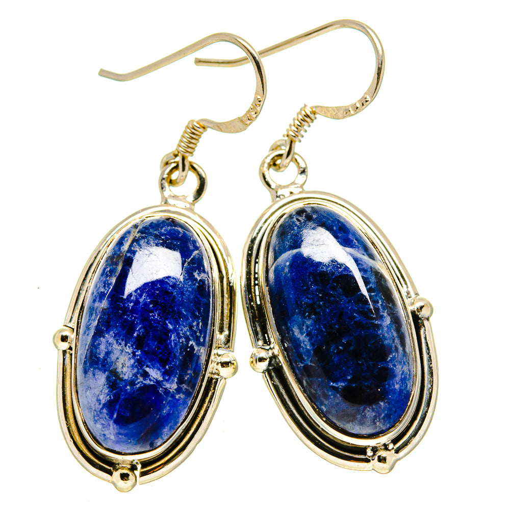 Sodalite Earrings handcrafted by Anasilvercos - EARR415156