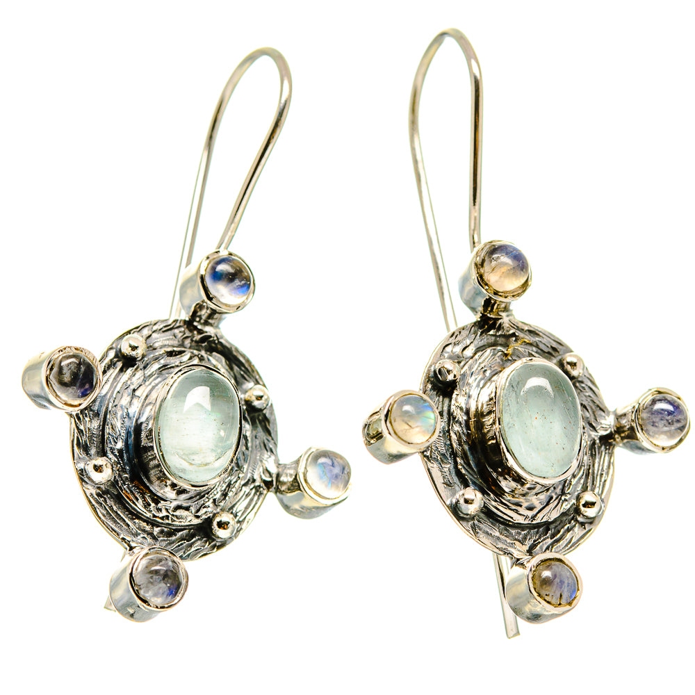 Aquamarine Earrings handcrafted by Anasilvercos - EARR415176