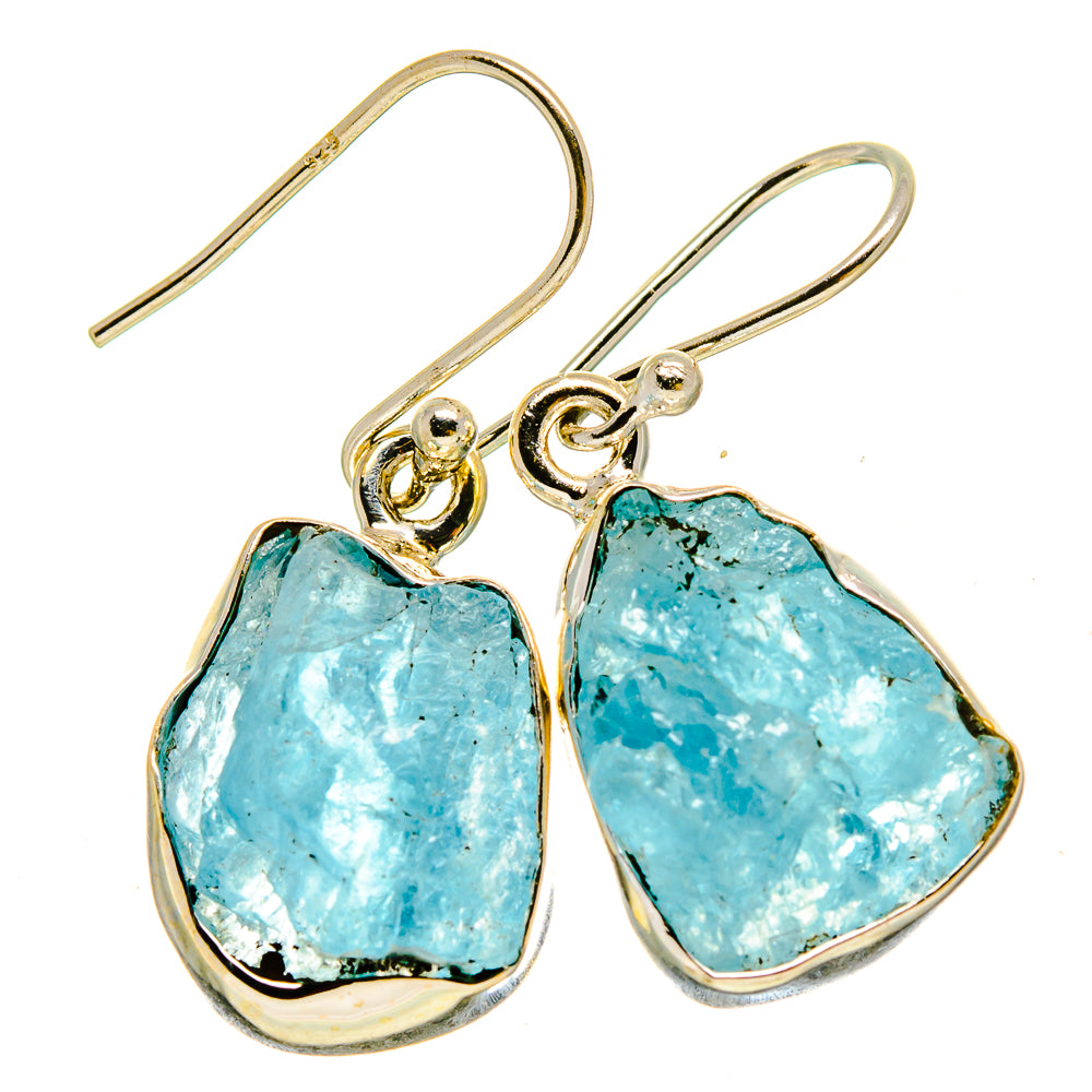 Aquamarine Earrings handcrafted by Anasilvercos - EARR415189
