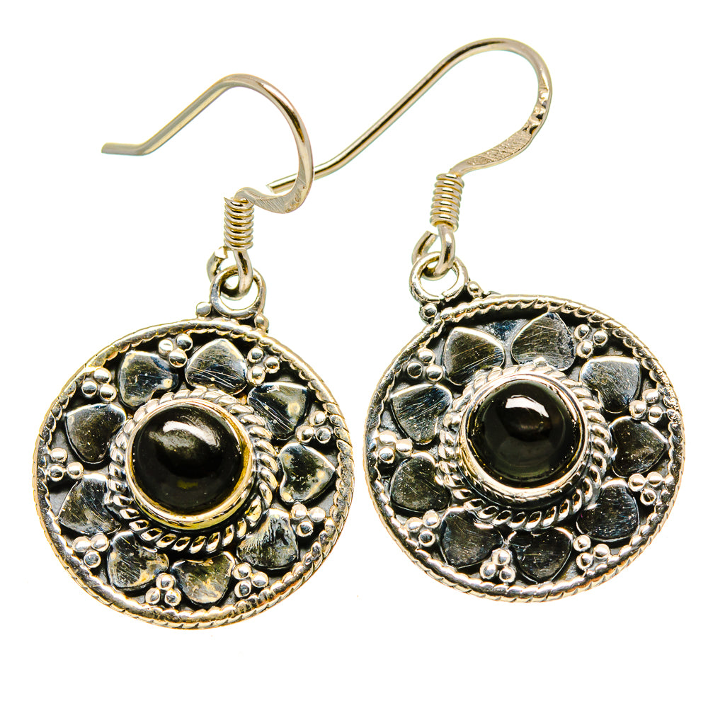 Star Diopside Earrings handcrafted by Anasilvercos - EARR415192