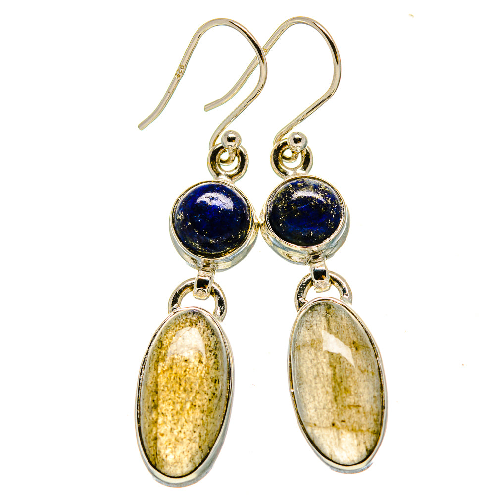 Labradorite Earrings handcrafted by Anasilvercos - EARR415215