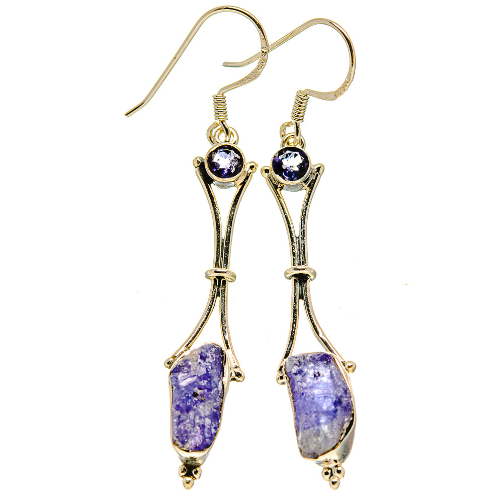 Tanzanite Earrings handcrafted by Anasilvercos - EARR415221