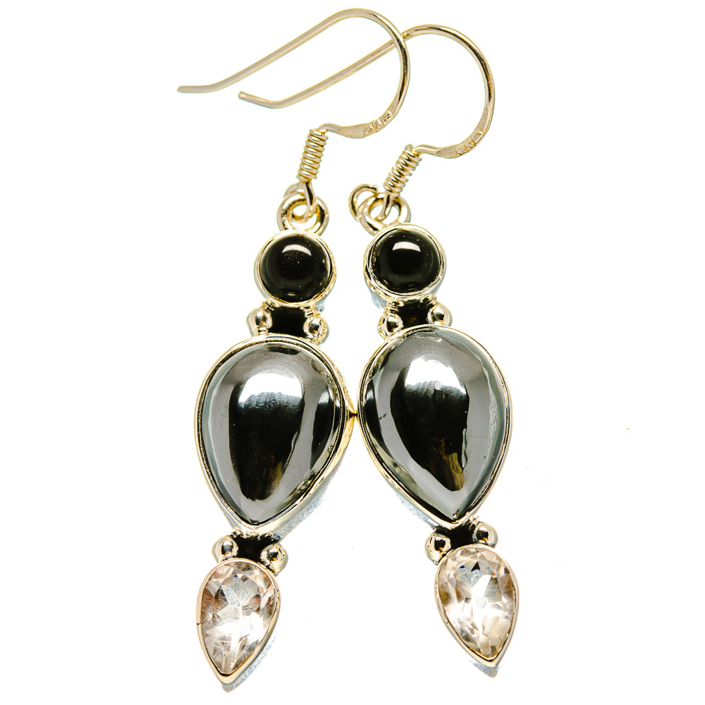 Hematite Earrings handcrafted by Anasilvercos - EARR415222