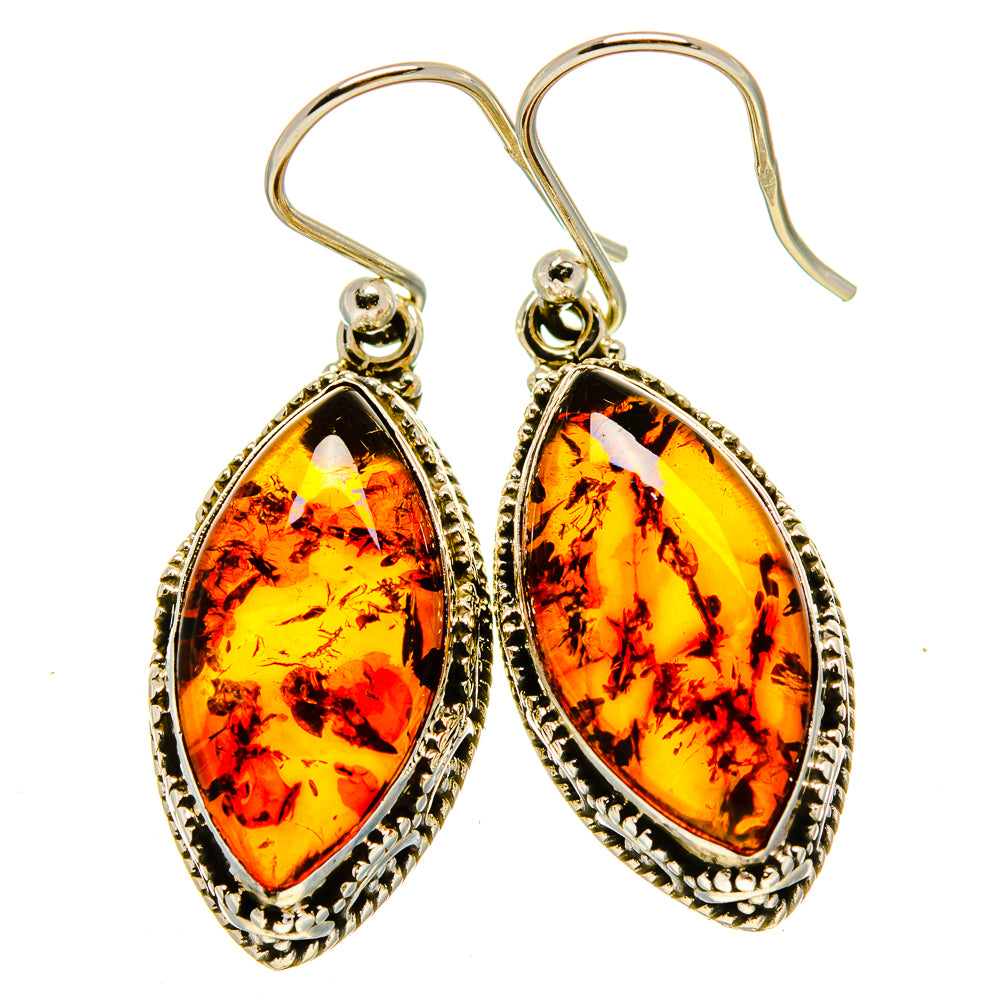 Baltic Amber Earrings handcrafted by Anasilvercos - EARR415223