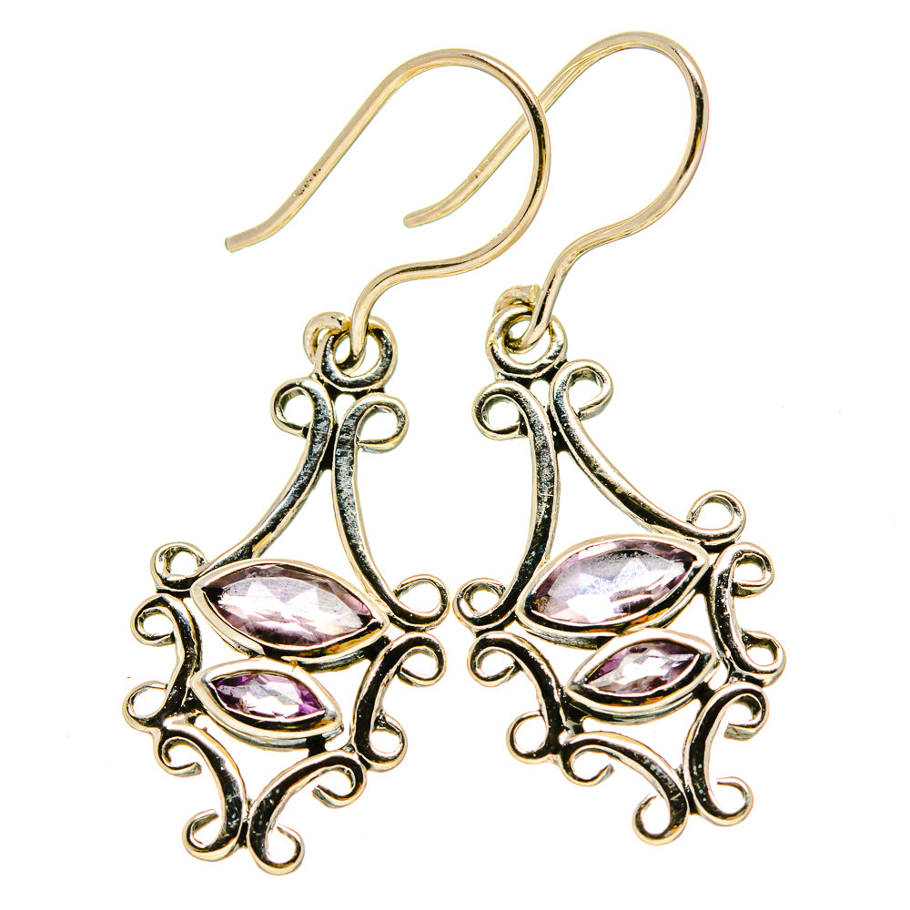 Amethyst Earrings handcrafted by Anasilvercos - EARR415231