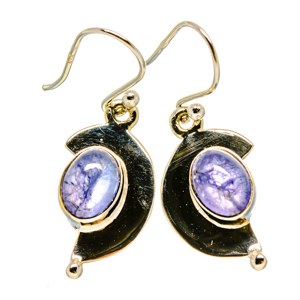Tanzanite Earrings handcrafted by Anasilvercos - EARR415235