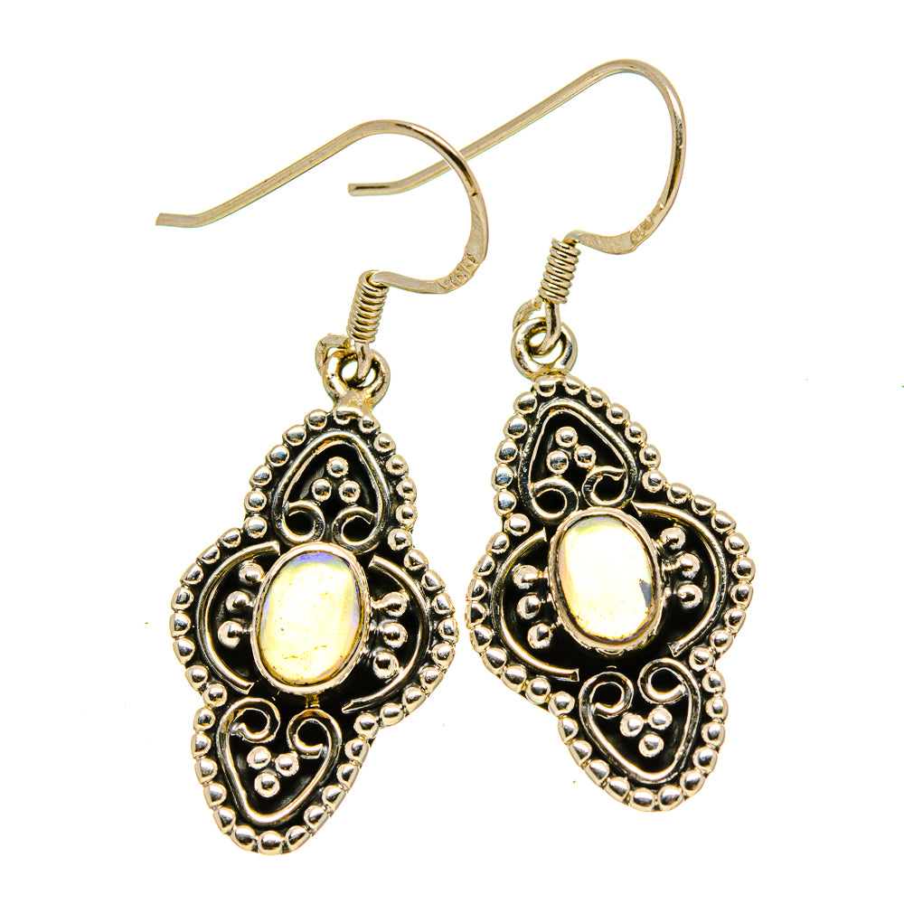 Ethiopian Opal Earrings handcrafted by Anasilvercos - EARR415237