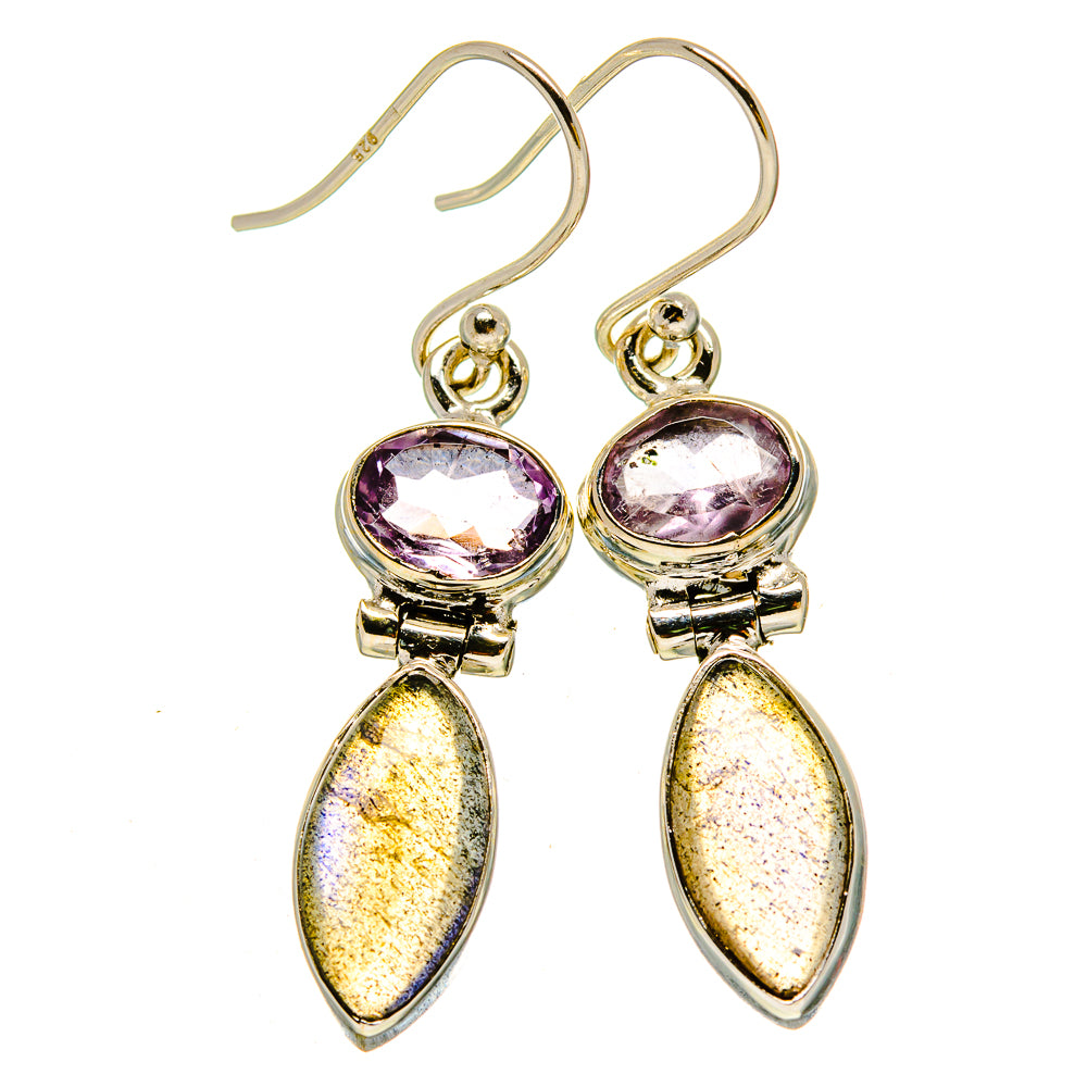 Labradorite Earrings handcrafted by Anasilvercos - EARR415242