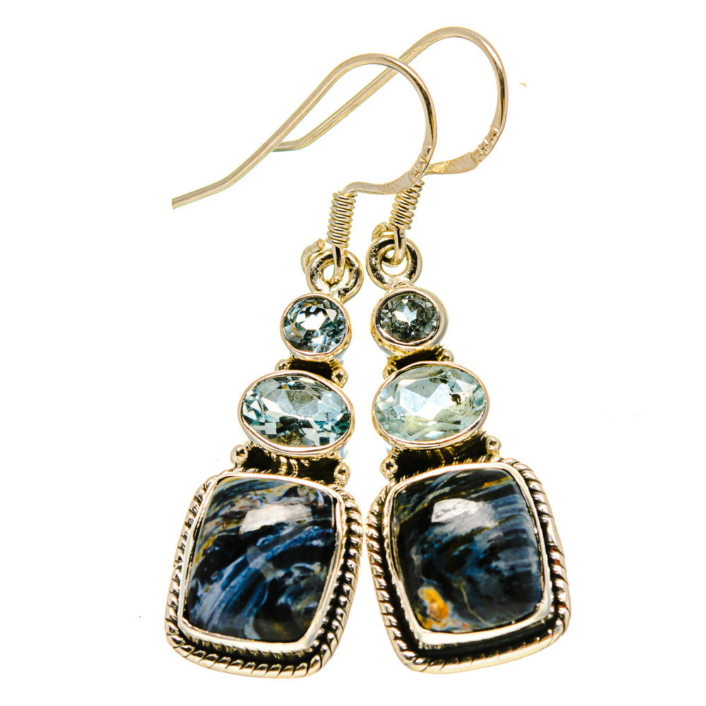 Pietersite Earrings handcrafted by Anasilvercos - EARR415247