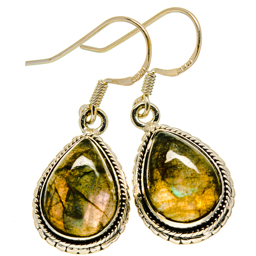 Labradorite Earrings handcrafted by Anasilvercos - EARR415260