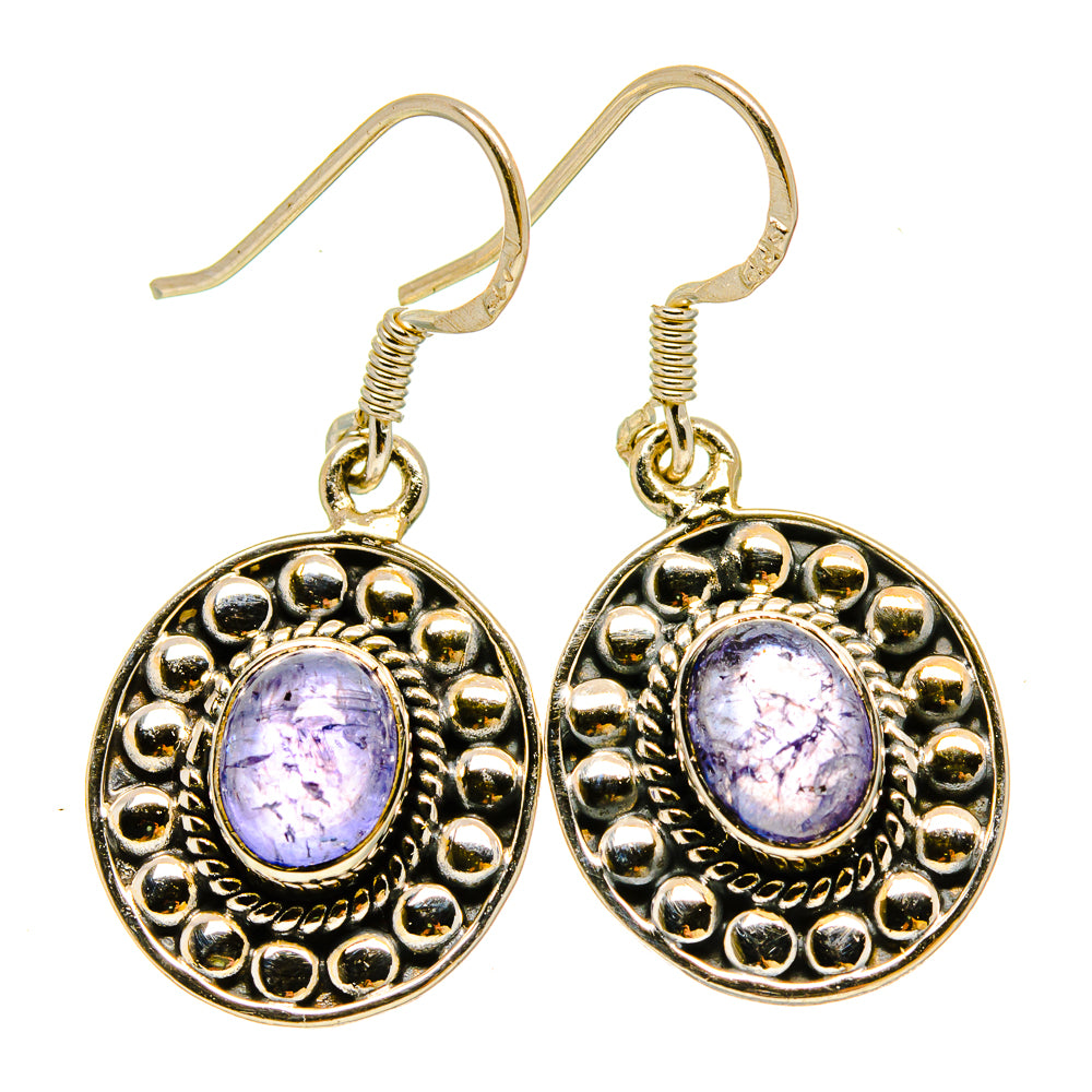 Tanzanite Earrings handcrafted by Anasilvercos - EARR415280