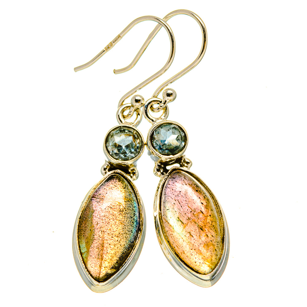 Labradorite Earrings handcrafted by Anasilvercos - EARR415281