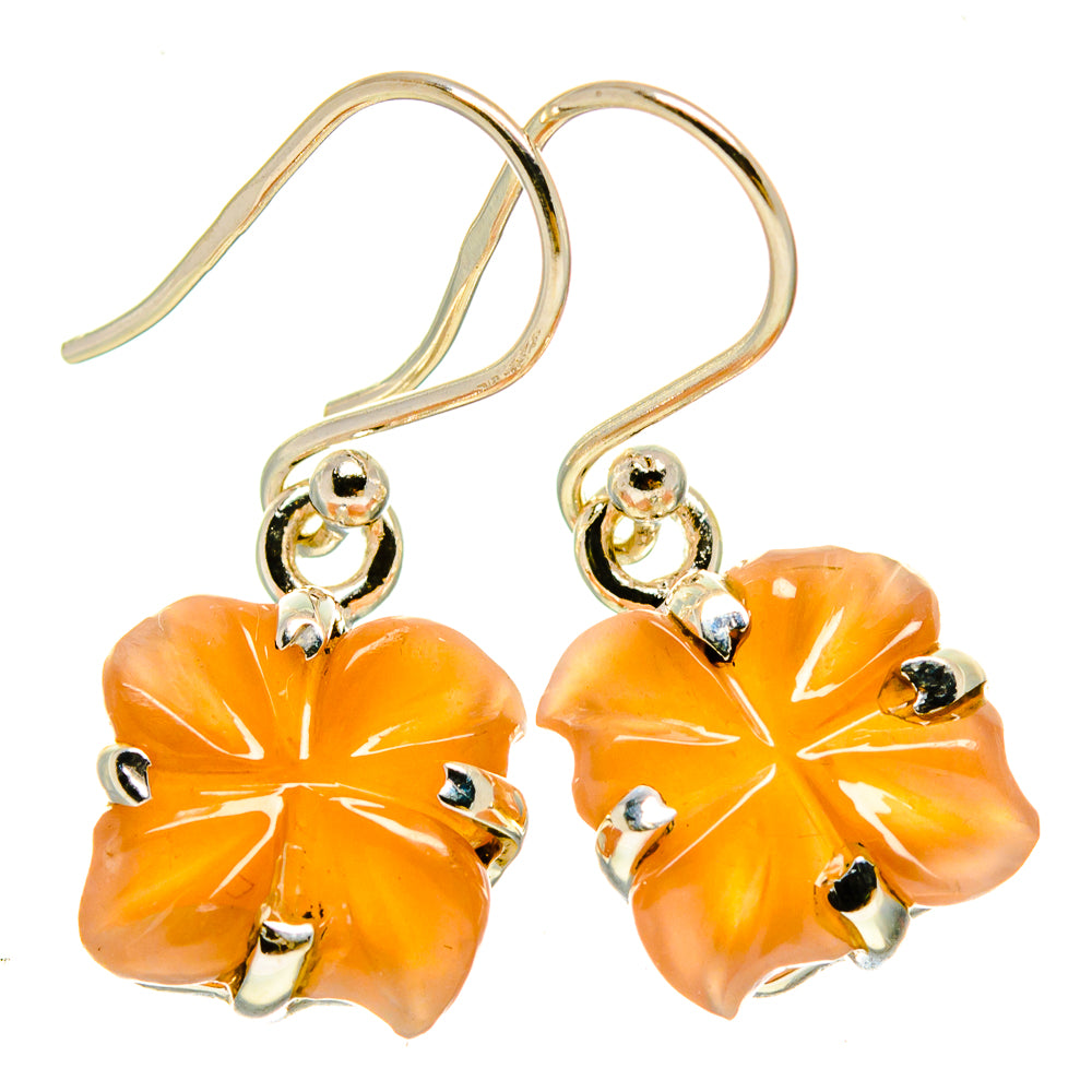 Carnelian Earrings handcrafted by Anasilvercos - EARR415285