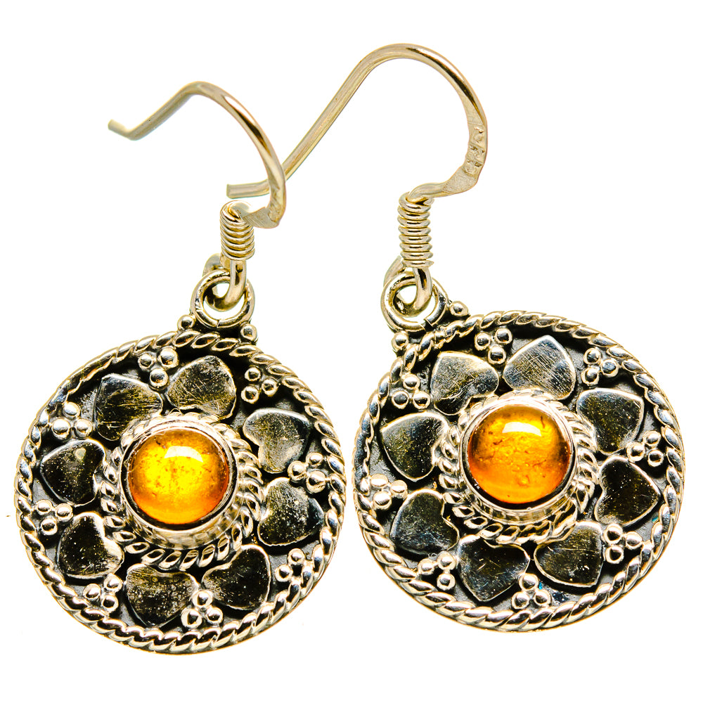Carnelian Earrings handcrafted by Anasilvercos - EARR415286