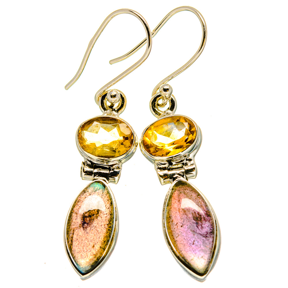 Labradorite Earrings handcrafted by Anasilvercos - EARR415306