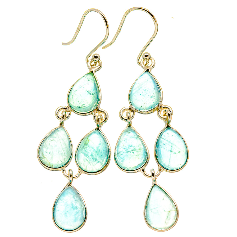 Aquamarine Earrings handcrafted by Anasilvercos - EARR415311