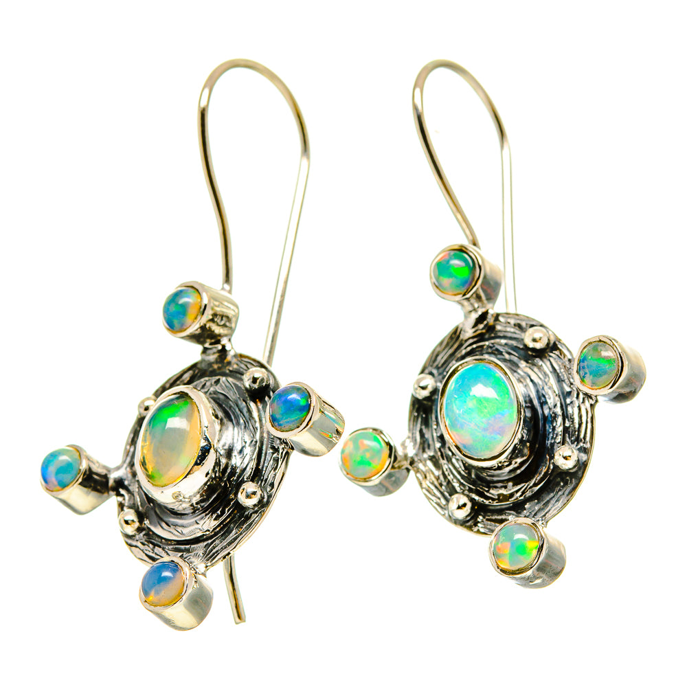 Ethiopian Opal Earrings handcrafted by Anasilvercos - EARR415330