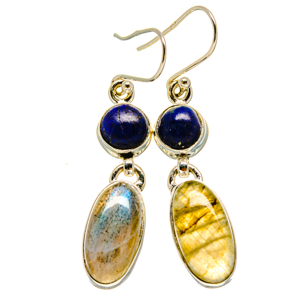 Labradorite Earrings handcrafted by Anasilvercos - EARR415348