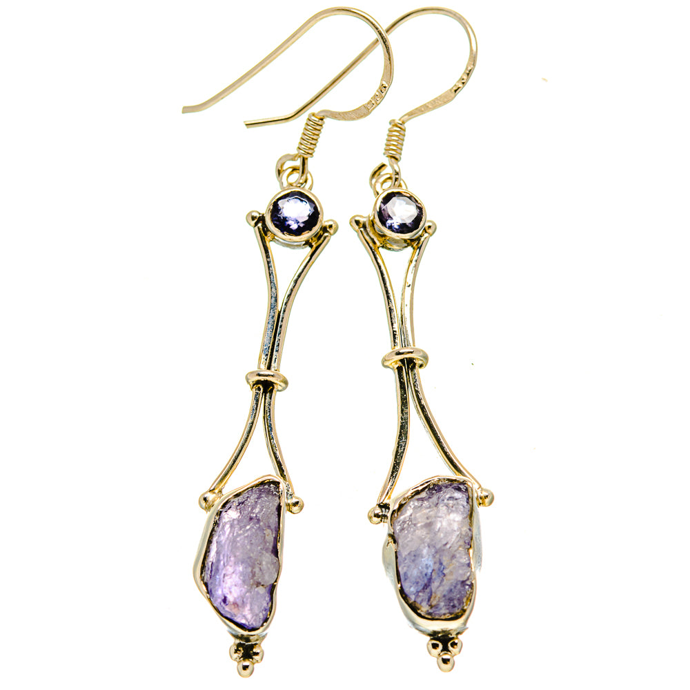 Tanzanite Earrings handcrafted by Anasilvercos - EARR415358