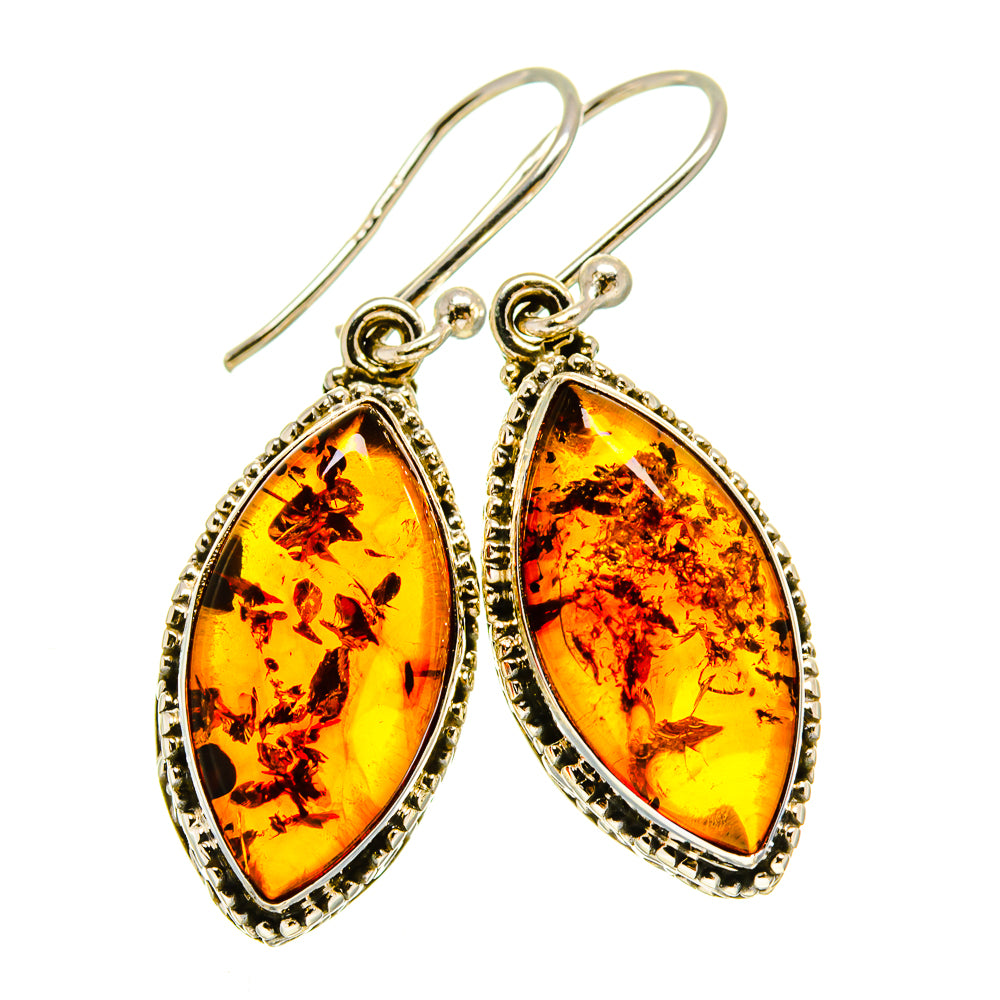 Baltic Amber Earrings handcrafted by Anasilvercos - EARR415363
