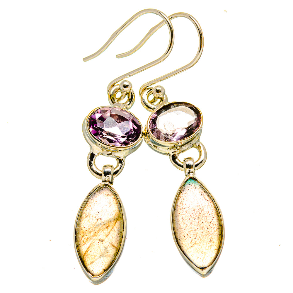 Labradorite Earrings handcrafted by Anasilvercos - EARR415392