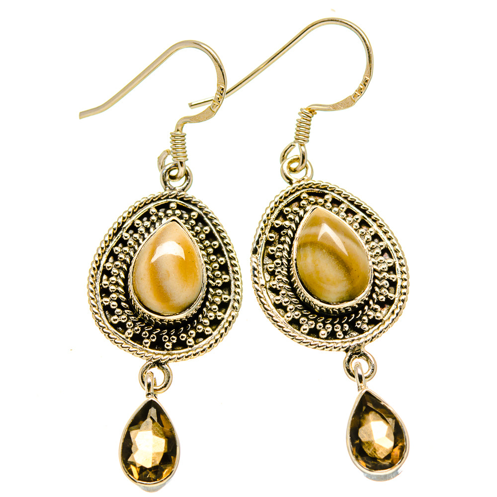 Willow Creek Jasper Earrings handcrafted by Anasilvercos - EARR415399
