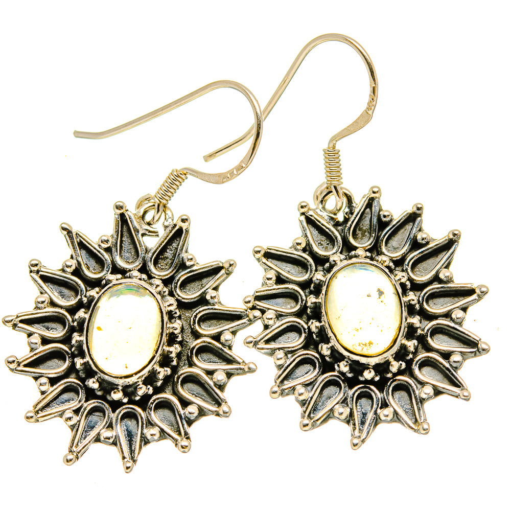 Ethiopian Opal Earrings handcrafted by Anasilvercos - EARR415427