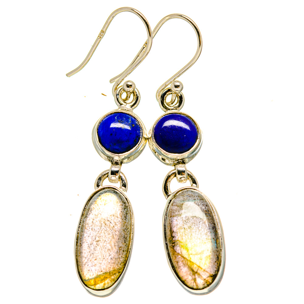 Labradorite Earrings handcrafted by Anasilvercos - EARR415429
