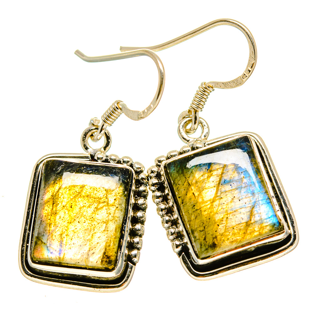 Labradorite Earrings handcrafted by Anasilvercos - EARR415455