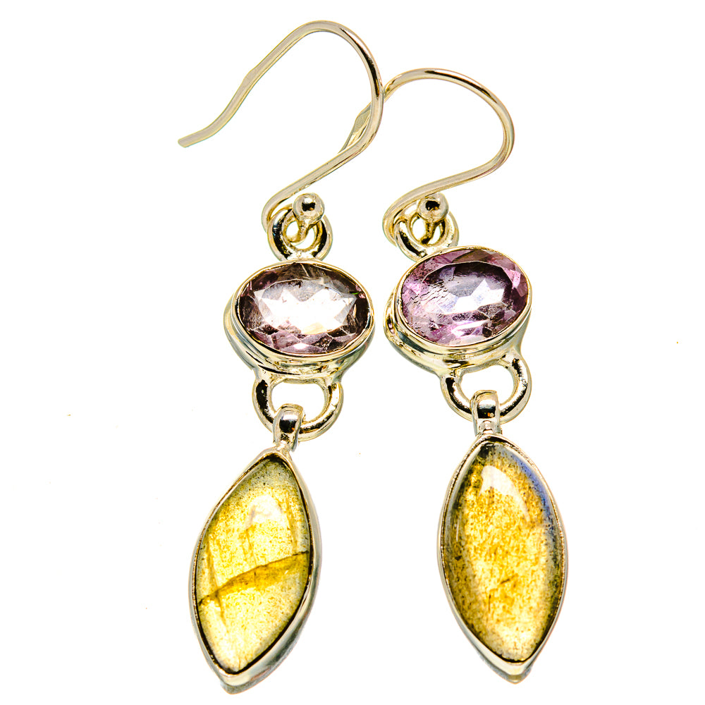 Labradorite Earrings handcrafted by Anasilvercos - EARR415456