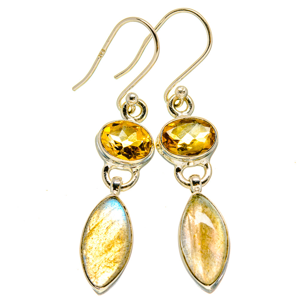 Labradorite Earrings handcrafted by Anasilvercos - EARR415457
