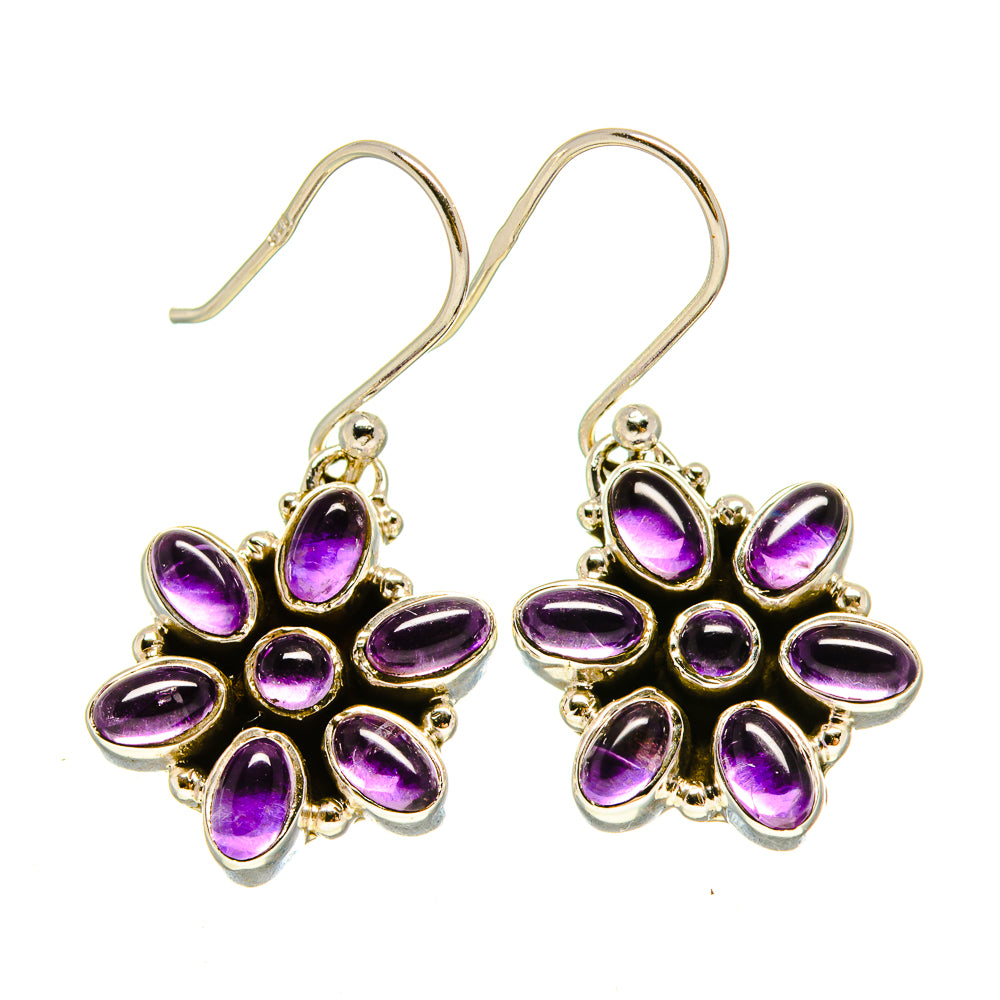 Amethyst Earrings handcrafted by Anasilvercos - EARR415464