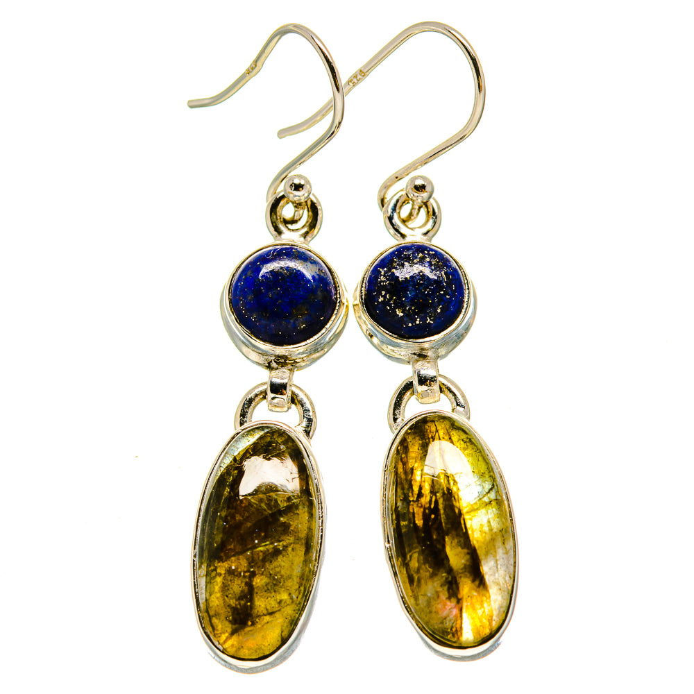 Labradorite Earrings handcrafted by Anasilvercos - EARR415466