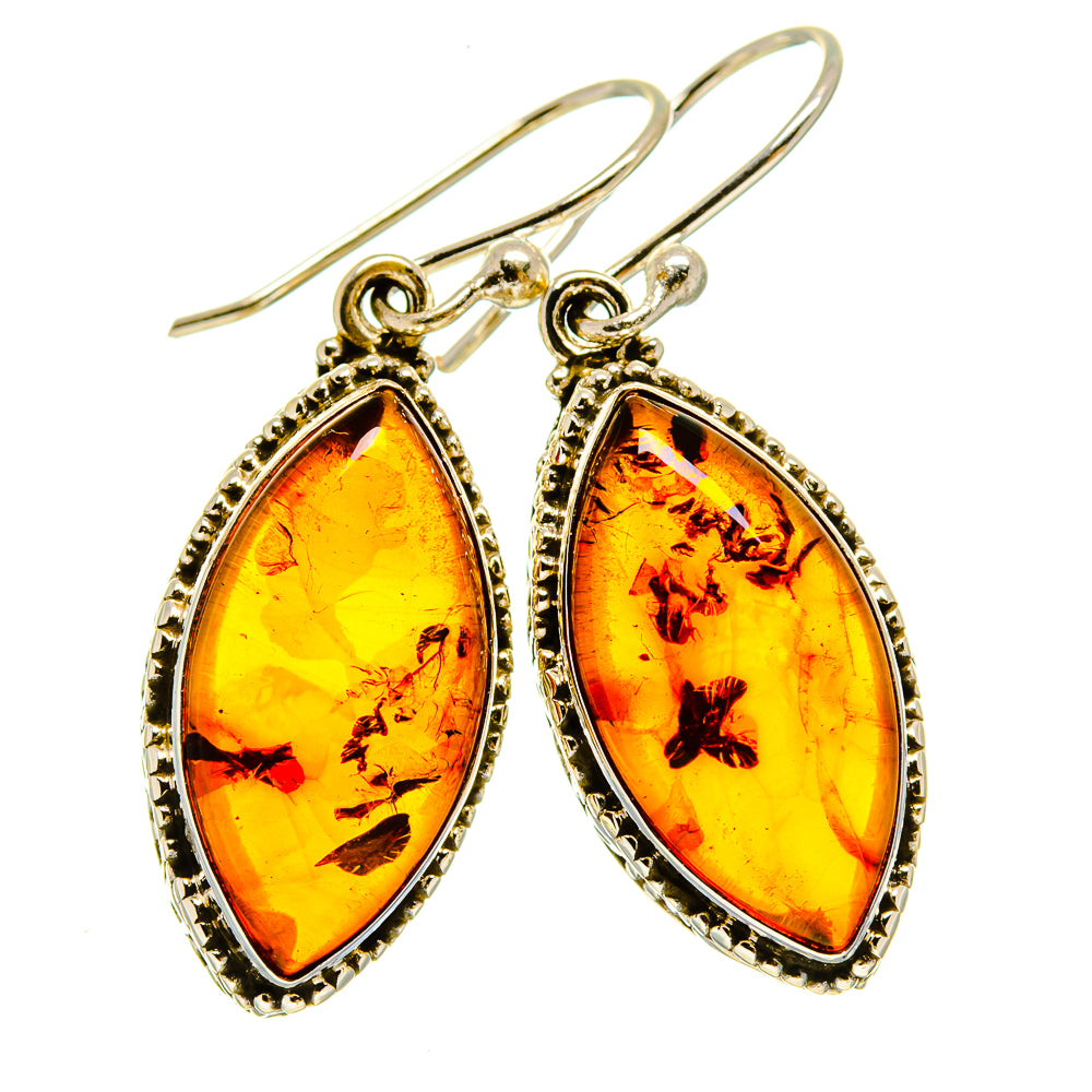 Baltic Amber Earrings handcrafted by Anasilvercos - EARR415483
